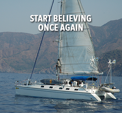 Turn your back on fear and start believing once again